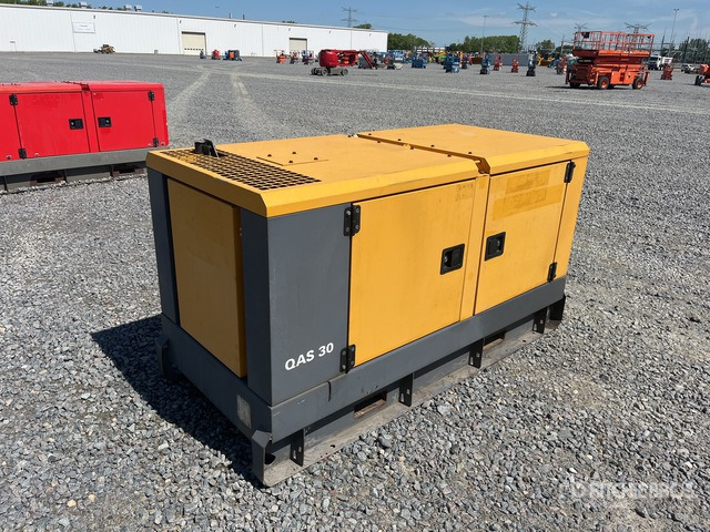 2014 Atlas Copco QAS30 30 kVA Skid-Mounted Generator Set - Генераторска поставка: слика 1 2014 Atlas Copco QAS30 30 kVA Skid-Mounted Generator Set - Генераторска поставка: слика 1