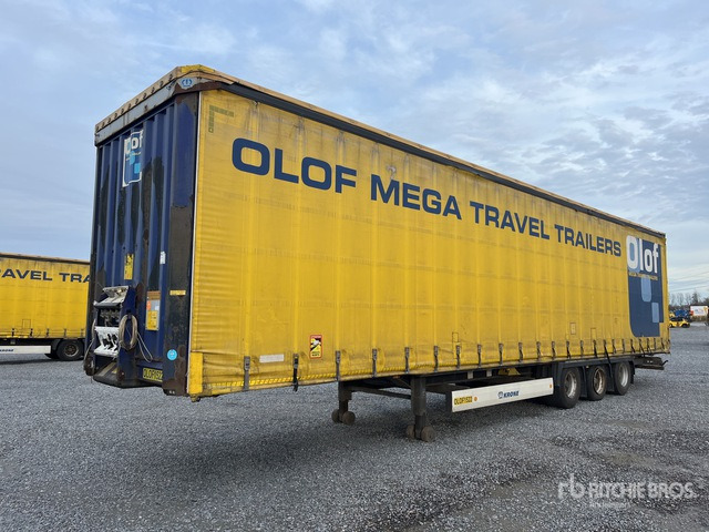 2015 Krone Mega Sattelauflieger Tri/A Curtain Side Trailer - Приколка со церада: слика 1 2015 Krone Mega Sattelauflieger Tri/A Curtain Side Trailer - Приколка со церада: слика 1