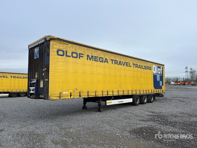 2015 Krone Mega Sattelauflieger Tri/A Curtain Side Trailer - Приколка со церада: слика 1 2015 Krone Mega Sattelauflieger Tri/A Curtain Side Trailer - Приколка со церада: слика 1