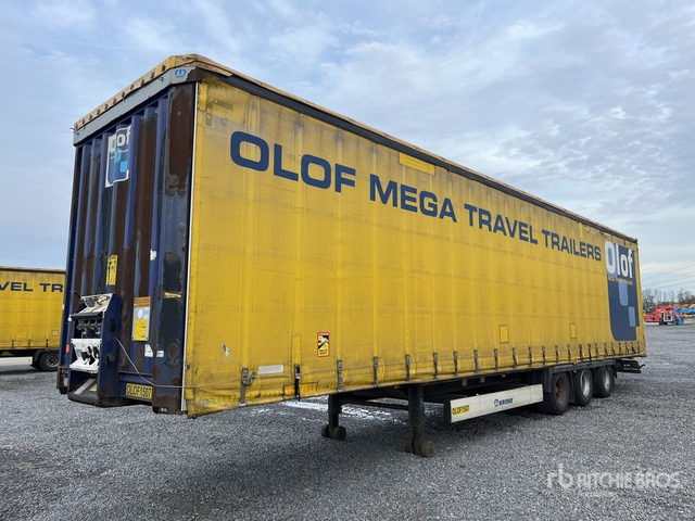 2015 Krone Mega Sattelauflieger Tri/A Curtain Side Trailer - Приколка со церада: слика 1 2015 Krone Mega Sattelauflieger Tri/A Curtain Side Trailer - Приколка со церада: слика 1