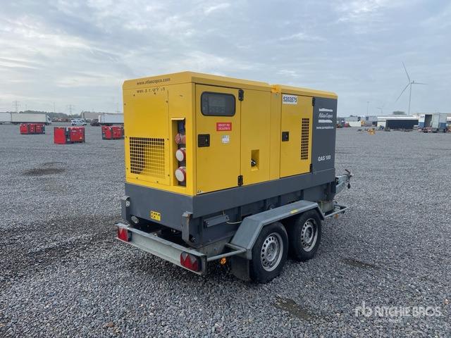 2016 Atlas Copco QAS100 100 kVA Mobile Generator Set - Генераторска поставка: слика 5 2016 Atlas Copco QAS100 100 kVA Mobile Generator Set - Генераторска поставка: слика 5