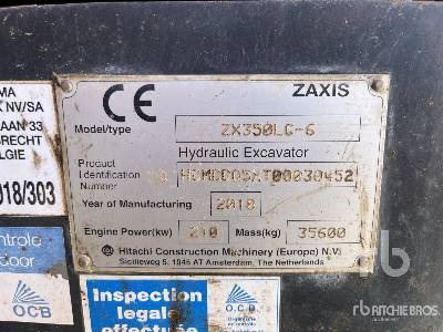HITACHI ZX350LC-6 - Багер гасеничар: слика 5 HITACHI ZX350LC-6 - Багер гасеничар: слика 5