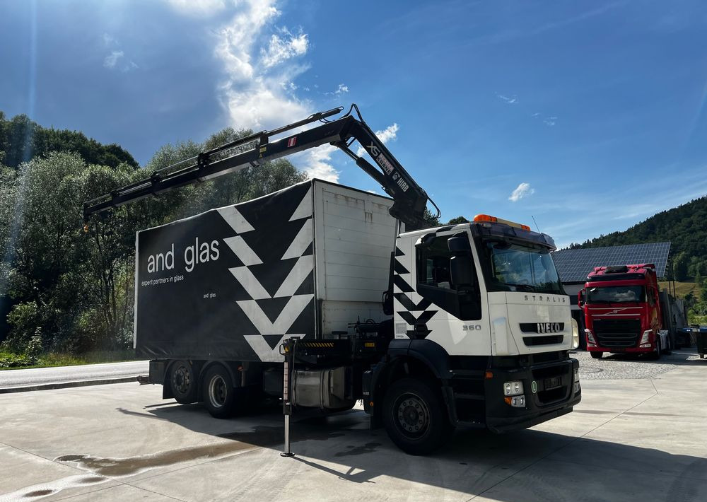 Iveco Stralis 360 // HIAB 144 E4 HIDUO + Radio // Zabudowa 6m // Oś podnoszona - Камион влекач: слика 2 Iveco Stralis 360 // HIAB 144 E4 HIDUO + Radio // Zabudowa 6m // Oś podnoszona - Камион влекач: слика 2