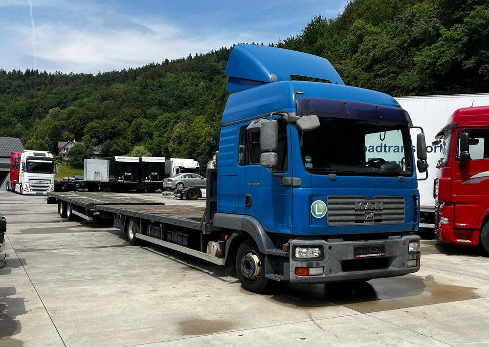 MAN TGM 12.240 // 2008 Rok // Euro 5 // + Przyczepa Konar 2 osie // 7.7+7.7 // - Камион со платформа: слика 2 MAN TGM 12.240 // 2008 Rok // Euro 5 // + Przyczepa Konar 2 osie // 7.7+7.7 // - Камион со платформа: слика 2