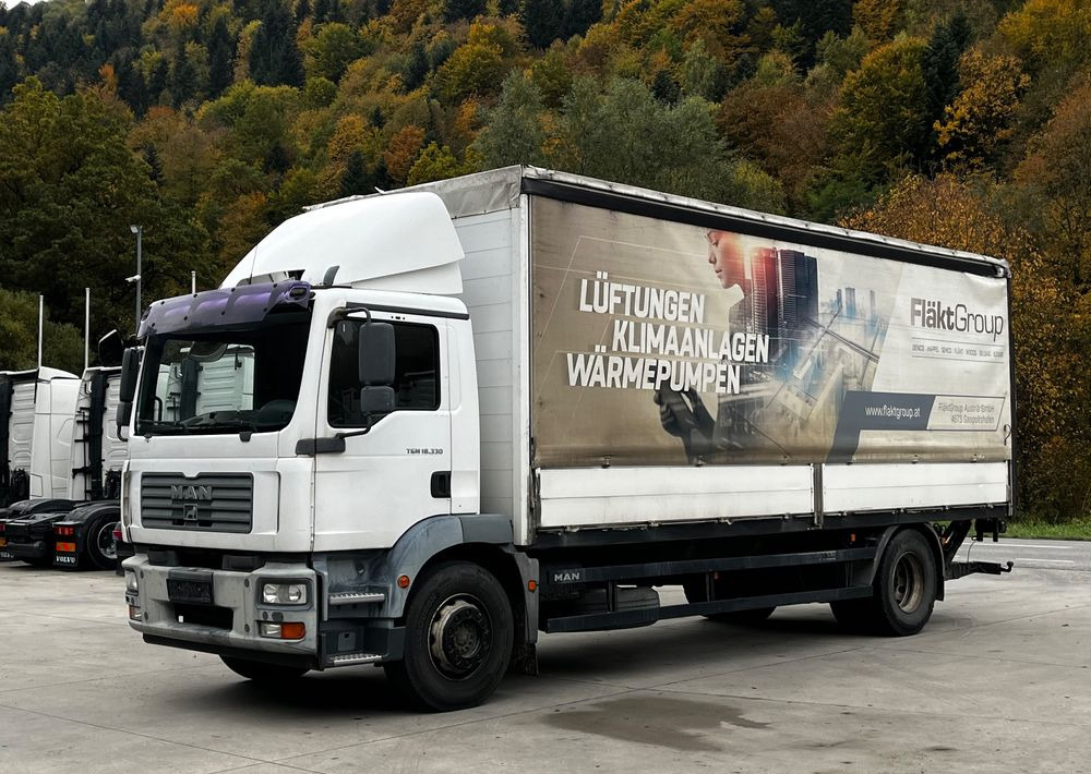 MAN TGM 18.330 4x2 // Zabudowa Burtowa // Manual // Specjalny // Ładowność 9600kg // - Камион со церада: слика 1 MAN TGM 18.330 4x2 // Zabudowa Burtowa // Manual // Specjalny // Ładowność 9600kg // - Камион со церада: слика 1