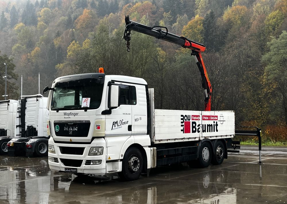 MAN TGX 26.440 // 2009 // Palfinger PK 12001EH Radio // Oś skrętna i podnoszona // - Камион со платформа, Камион со кран: слика 1 MAN TGX 26.440 // 2009 // Palfinger PK 12001EH Radio // Oś skrętna i podnoszona // - Камион со платформа, Камион со кран: слика 1