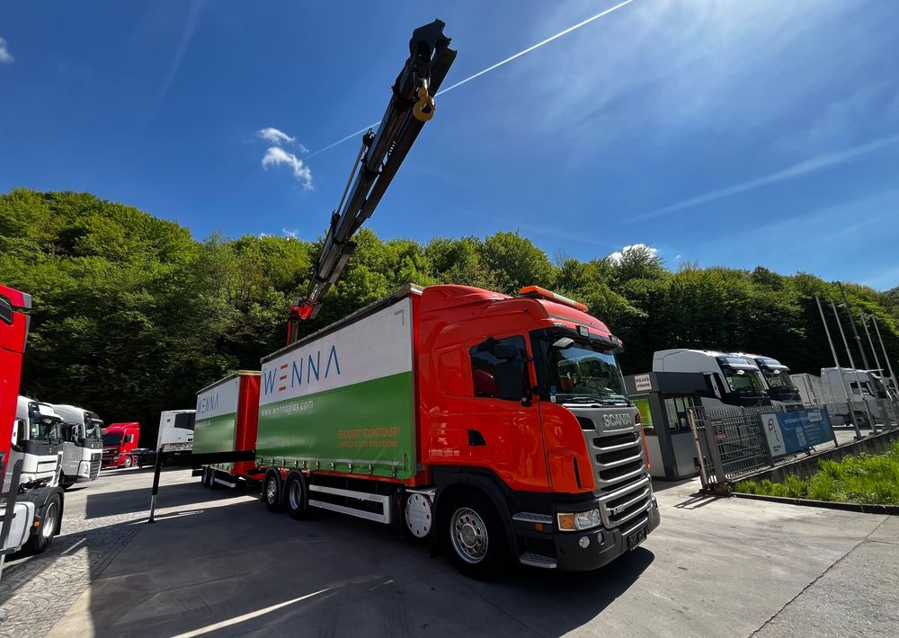 Scania G420 // Tandem // HDS Palfinger 18002 EH // Przyczepa // Oś skrętna podnoszona // Video !!! - Камион со церада, Камион со кран: слика 2 Scania G420 // Tandem // HDS Palfinger 18002 EH // Przyczepa // Oś skrętna podnoszona // Video !!! - Камион со церада, Камион со кран: слика 2