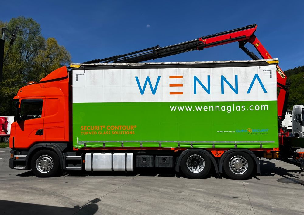 Scania G420 // Tandem // HDS Palfinger 18002 EH // Przyczepa // Oś skrętna podnoszona // Video !!! - Камион со церада, Камион со кран: слика 3 Scania G420 // Tandem // HDS Palfinger 18002 EH // Przyczepa // Oś skrętna podnoszona // Video !!! - Камион со церада, Камион со кран: слика 3