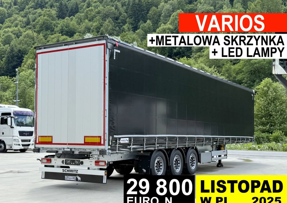 Schmitz Cargobull VARIOS + SKRZYNKA - Полуприколка со церада: слика 1 Schmitz Cargobull VARIOS + SKRZYNKA - Полуприколка со церада: слика 1