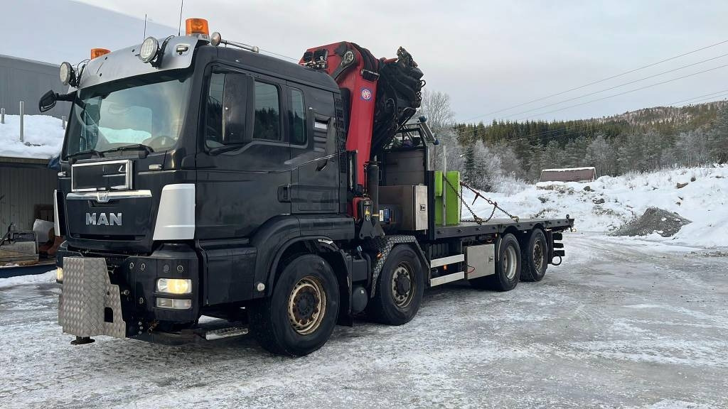 MAN TGS 35.480 8x4 60 tm HMF crane - Камион со кран: слика 1 MAN TGS 35.480 8x4 60 tm HMF crane - Камион со кран: слика 1