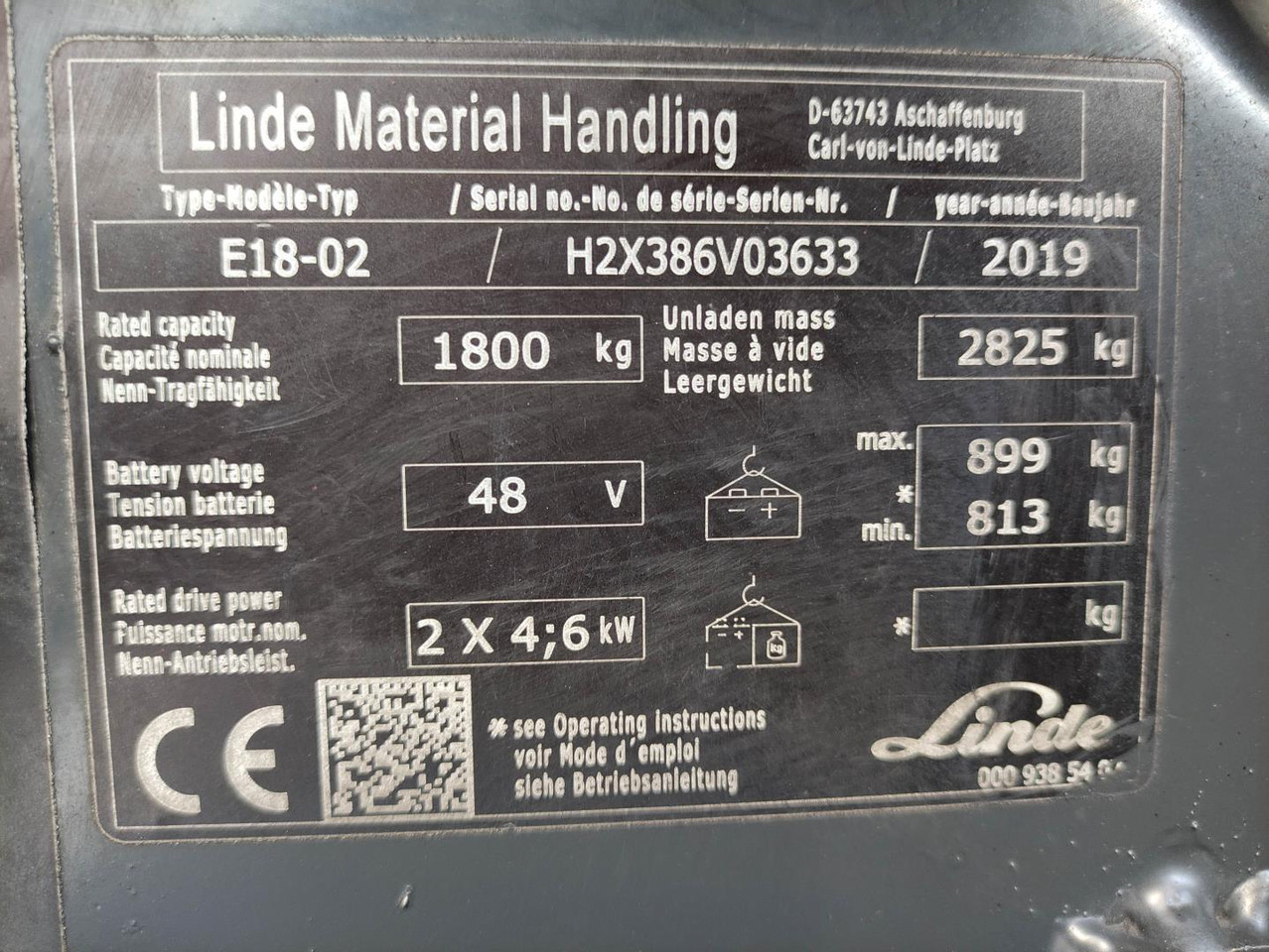 Електричен вилушкар Linde E18-02-386 (LACK NEU): слика 7