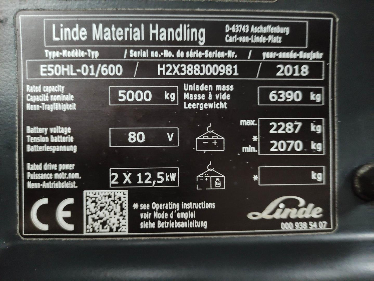 Лизинг на Linde E50HL-01-600 Linde E50HL-01-600: слика 7 Лизинг на Linde E50HL-01-600 Linde E50HL-01-600: слика 7