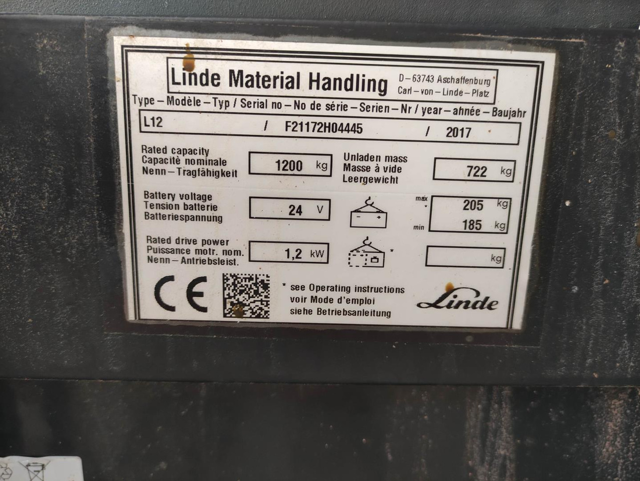 Linde L12 - Сложувач: слика 5 Linde L12 - Сложувач: слика 5