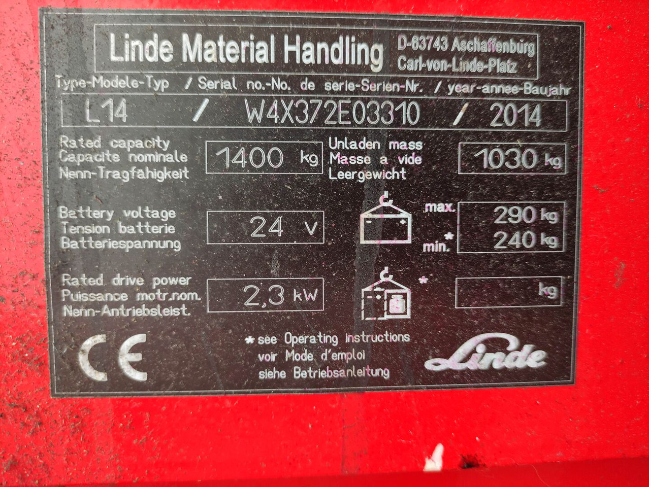 Linde L14-372 - Сложувач: слика 5 Linde L14-372 - Сложувач: слика 5