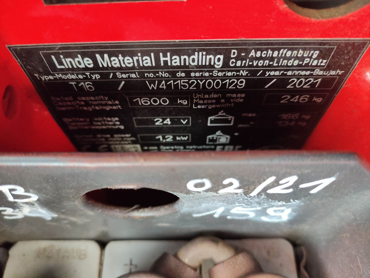 Linde T16-1152 - Вилушкар за палети: слика 5 Linde T16-1152 - Вилушкар за палети: слика 5