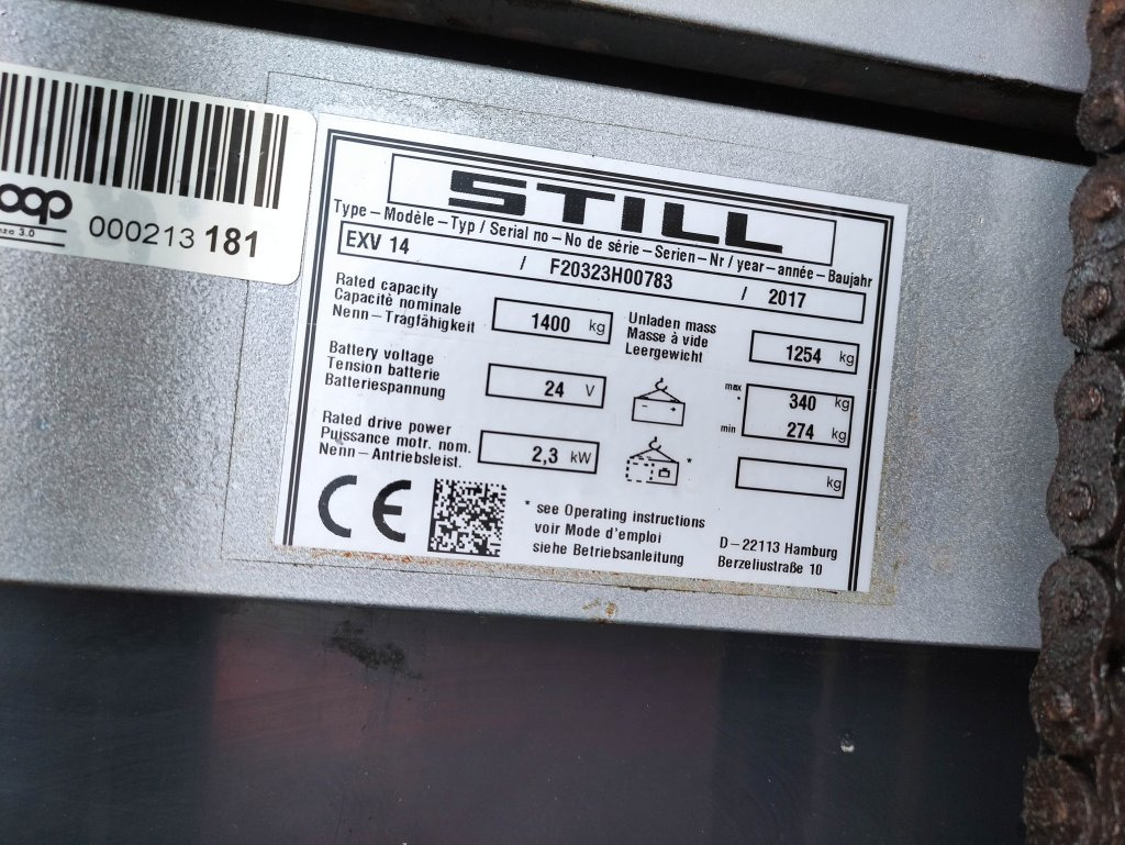 Still EXV 14 *Lack NEU* - Сложувач: слика 5 Still EXV 14 *Lack NEU* - Сложувач: слика 5