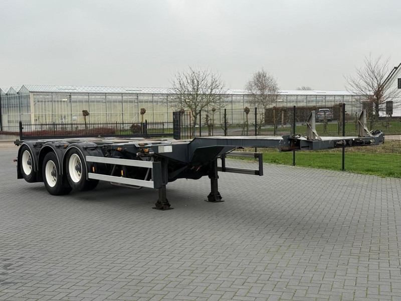 D-Tec FT-43-03V LIFT ASSEN VOOR EN ACHER, UITSCHUIFBAAR, GESPOTEN WIELEN. - Транспортер на контејнер/ Полуприколка со променливо тело: слика 1 D-Tec FT-43-03V LIFT ASSEN VOOR EN ACHER, UITSCHUIFBAAR, GESPOTEN WIELEN. - Транспортер на контејнер/ Полуприколка со променливо тело: слика 1