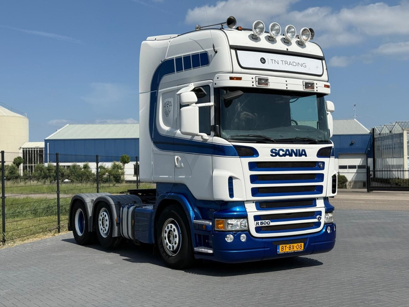 Scania R 500 A 6X2/4 STEERING PUSHER, MANUEL, RETARDER, LEATHER, TOP. - Камион влекач: слика 1 Scania R 500 A 6X2/4 STEERING PUSHER, MANUEL, RETARDER, LEATHER, TOP. - Камион влекач: слика 1