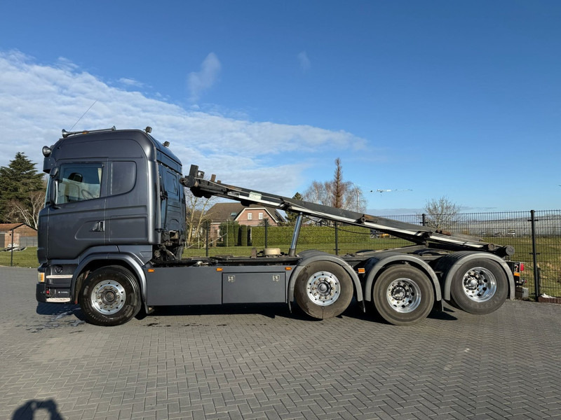 Scania R450 HANDGESCHAKELD, KABELSYSTEEM, ALCOA, LEATHER. - Камион со кука за подигање: слика 4 Scania R450 HANDGESCHAKELD, KABELSYSTEEM, ALCOA, LEATHER. - Камион со кука за подигање: слика 4