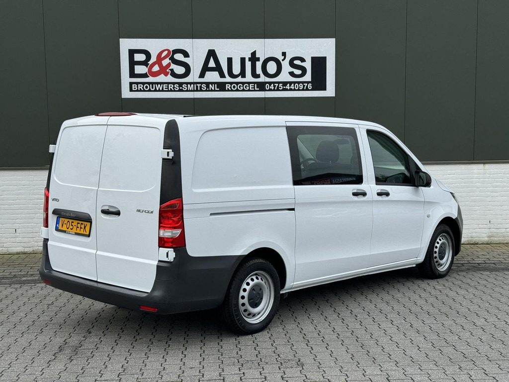 Mercedes-Benz Vito-110 Dubbele Cabine Facelift Comfort Leder stuurwiel Airco Radio+media - Комби со двојна кабина: слика 2 Mercedes-Benz Vito-110 Dubbele Cabine Facelift Comfort Leder stuurwiel Airco Radio+media - Комби со двојна кабина: слика 2