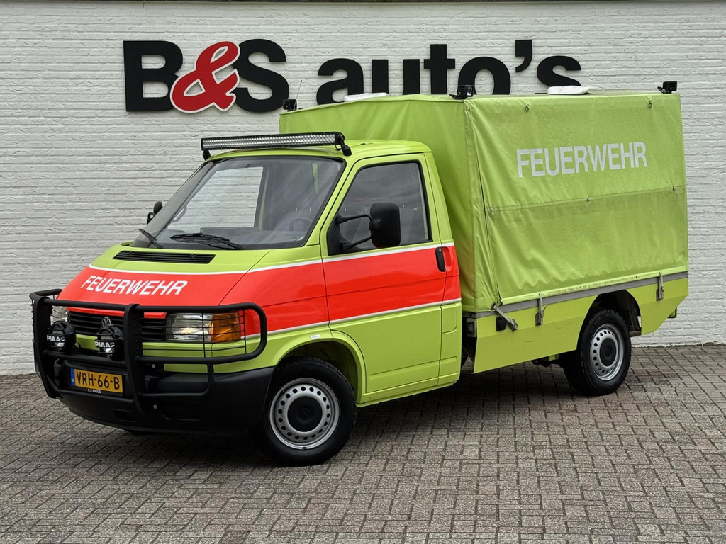 Volkswagen Transporter-2.5 5-cilinder benzine 4x4 syncro ex Zwitserse brandweer Trekhaak Verstralers Laadruimte ventilatie - Комбе со церада: слика 1 Volkswagen Transporter-2.5 5-cilinder benzine 4x4 syncro ex Zwitserse brandweer Trekhaak Verstralers Laadruimte ventilatie - Комбе со церада: слика 1