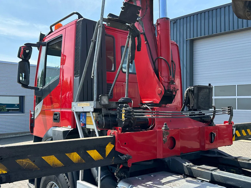 Камион со кабелски систем, Камион со кран Iveco Stralis 400 6x2 HMF 1720 K3 Kraan Met 24T HTS Kabel Systeem / Rotator / Euro 6: слика 12