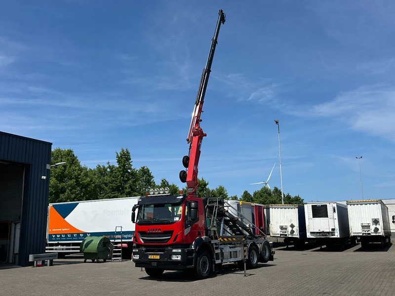 Iveco Stralis 400 6x2 HMF 1720 K3 Kraan Met 24T HTS Kabel Systeem / Rotator / Euro 6 - Камион со кабелски систем, Камион со кран: слика 2 Iveco Stralis 400 6x2 HMF 1720 K3 Kraan Met 24T HTS Kabel Systeem / Rotator / Euro 6 - Камион со кабелски систем, Камион со кран: слика 2