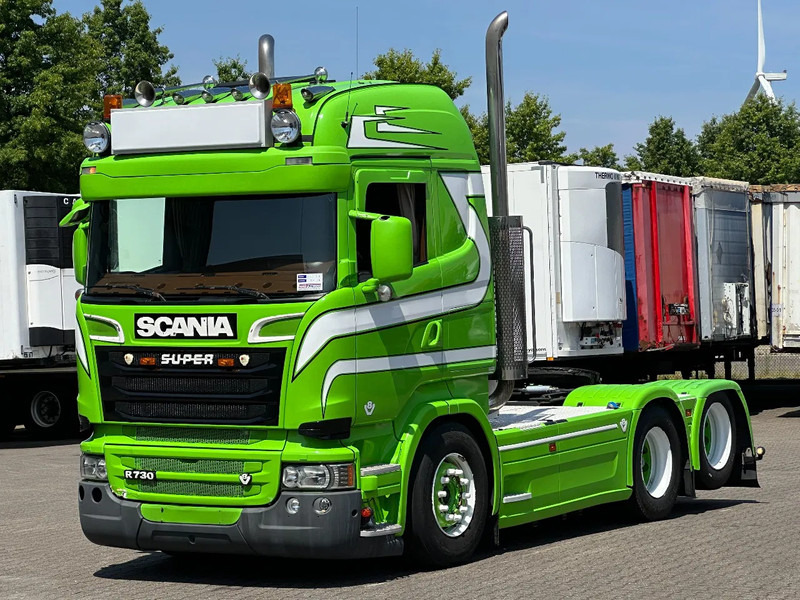 Scania R730 V8 6x2 Boogie Retarder Full Air *Special Interior* - Камион влекач: слика 1 Scania R730 V8 6x2 Boogie Retarder Full Air *Special Interior* - Камион влекач: слика 1