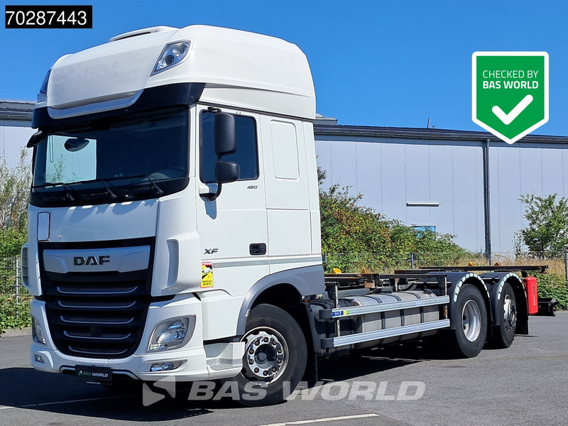 DAF XF 480 6X2 Automatic SSC FAN Retarder Lift+steering Axle Euro 6 - Транспортер на контејнер/ Камион со променливо тело: слика 1 DAF XF 480 6X2 Automatic SSC FAN Retarder Lift+steering Axle Euro 6 - Транспортер на контејнер/ Камион со променливо тело: слика 1