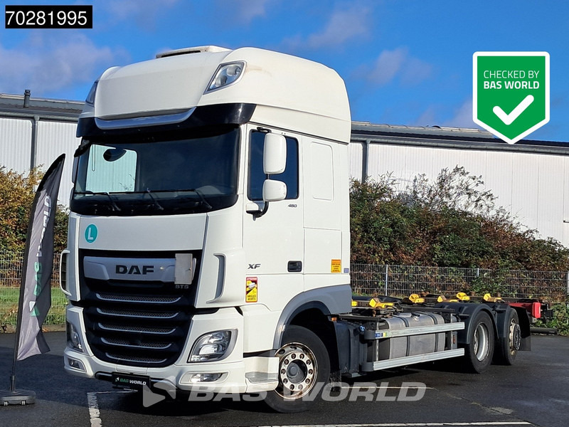 DAF XF 480 6X2 BDF SSC Retarder Lift-Steering Axle Standklima ACC Euro 6 - Транспортер на контејнер/ Камион со променливо тело: слика 1 DAF XF 480 6X2 BDF SSC Retarder Lift-Steering Axle Standklima ACC Euro 6 - Транспортер на контејнер/ Камион со променливо тело: слика 1