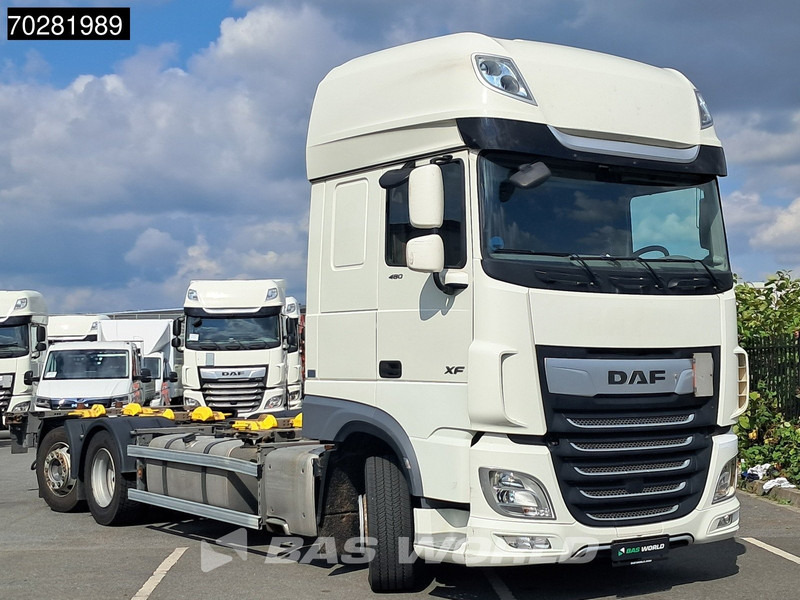 DAF XF 480 6X2 SSC BDF Retarder 2xTanks Lift+Lenkachse ACC Euro 6 - Транспортер на контејнер/ Камион со променливо тело: слика 3 DAF XF 480 6X2 SSC BDF Retarder 2xTanks Lift+Lenkachse ACC Euro 6 - Транспортер на контејнер/ Камион со променливо тело: слика 3