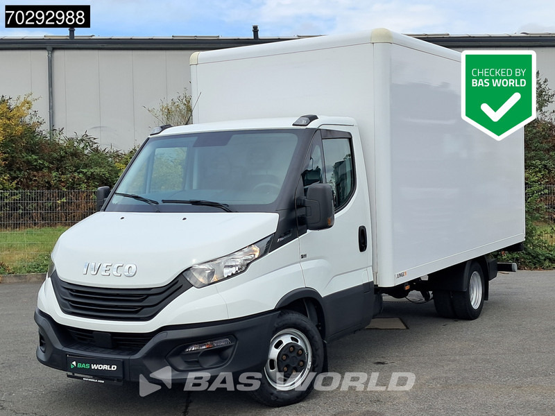 Iveco Daily 35C16 Ladebordwand Automatik 160PS Doppelbereifung Koffer Klima Kamera Euro6 19m3 A/C - Комбе фургон: слика 1 Iveco Daily 35C16 Ladebordwand Automatik 160PS Doppelbereifung Koffer Klima Kamera Euro6 19m3 A/C - Комбе фургон: слика 1