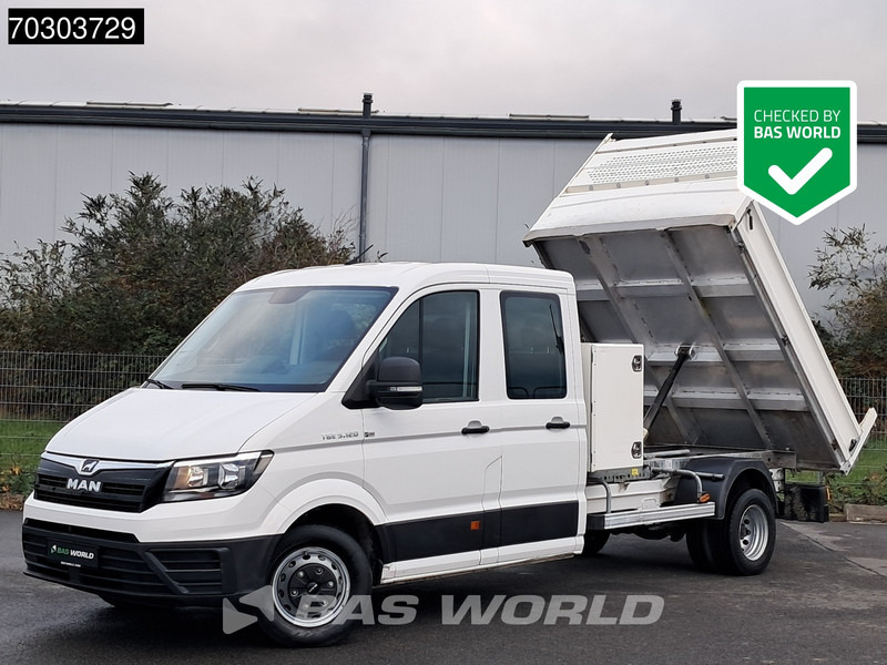 Volkswagen Crafter Doppel Kabine Kipper Doppelbereifung 3,5t AHK Klima Tempomat Kamera Euro6 A/C Towbar Cruise control - Комби кипер: слика 1 Volkswagen Crafter Doppel Kabine Kipper Doppelbereifung 3,5t AHK Klima Tempomat Kamera Euro6 A/C Towbar Cruise control - Комби кипер: слика 1