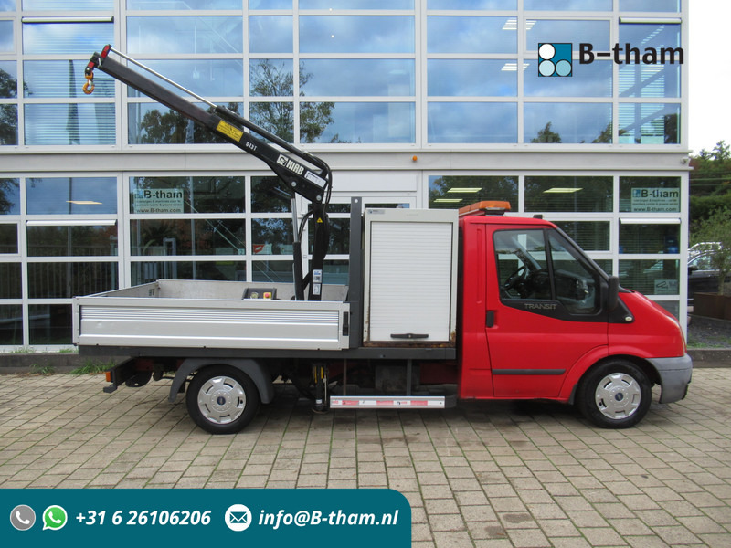 Ford Transit 300M 2.2 TDCI + HIAB 013T Kraan Kran Crane - Комбе со отворен сандак: слика 1 Ford Transit 300M 2.2 TDCI + HIAB 013T Kraan Kran Crane - Комбе со отворен сандак: слика 1