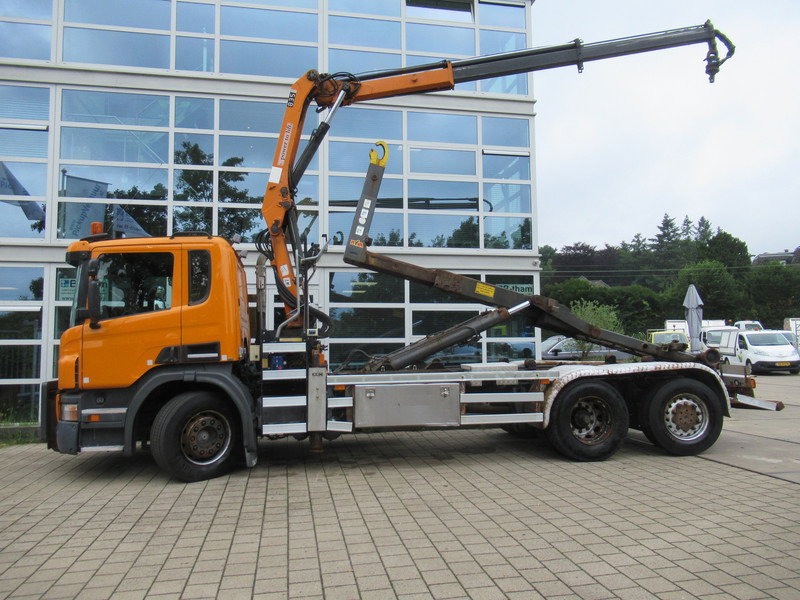 Scania P 320 B 6x2*4 + HMF 835 + HYVA Haakarm - Камион со кука за подигање, Камион со кран: слика 3 Scania P 320 B 6x2*4 + HMF 835 + HYVA Haakarm - Камион со кука за подигање, Камион со кран: слика 3