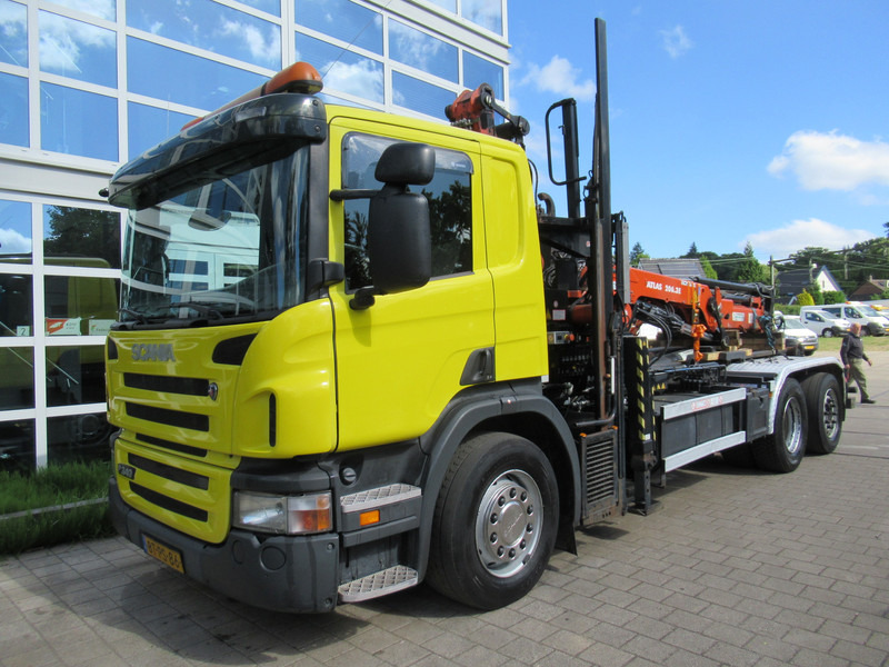 Scania P 340 B 6x2*4 VDL Haak - Kraan ATLAS 206.3E - Камион со кука за подигање, Камион со кран: слика 4 Scania P 340 B 6x2*4 VDL Haak - Kraan ATLAS 206.3E - Камион со кука за подигање, Камион со кран: слика 4