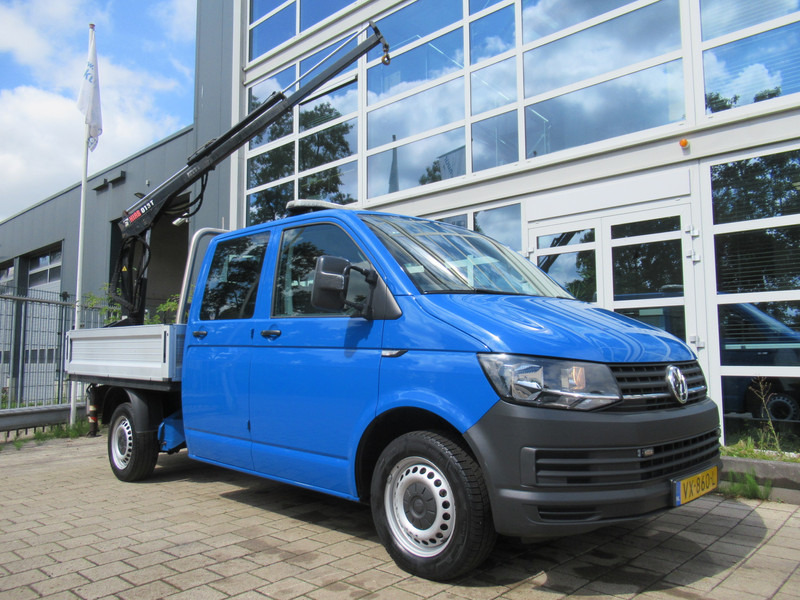 Volkswagen Transporter T5 2.0 TDI 75KW DOKA + HIAB Dubbelcabine - Комбе со отворен сандак, Комби со двојна кабина: слика 2 Volkswagen Transporter T5 2.0 TDI 75KW DOKA + HIAB Dubbelcabine - Комбе со отворен сандак, Комби со двојна кабина: слика 2