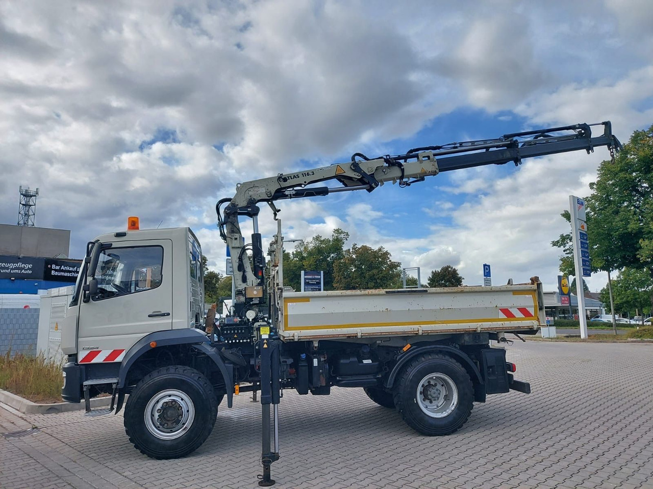 Mercedes-Benz Atego / 1324 MEILER 4X4 KRAN ATLAS 116.3 - Кипер, Камион со кран: слика 2 Mercedes-Benz Atego / 1324 MEILER 4X4 KRAN ATLAS 116.3 - Кипер, Камион со кран: слика 2