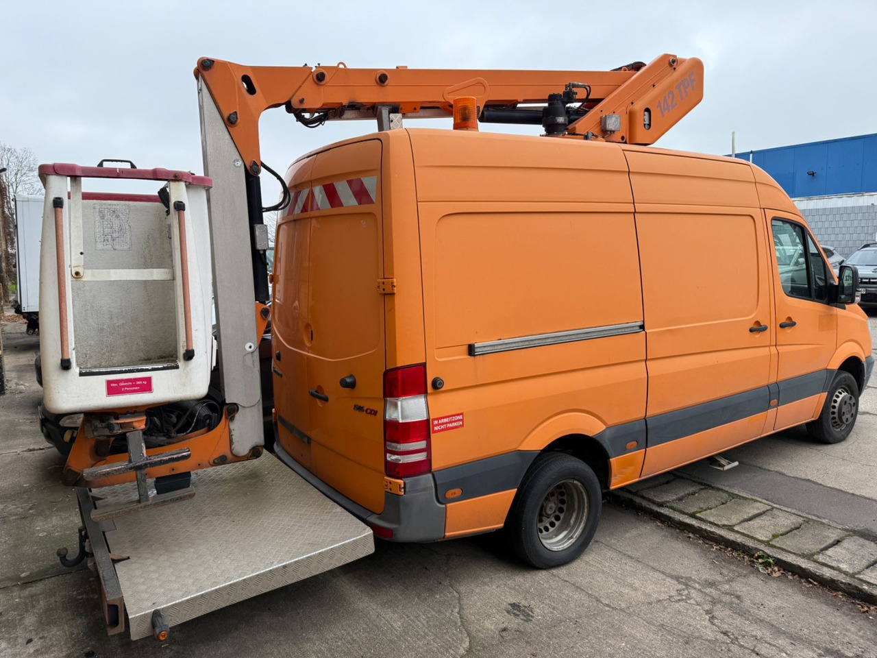 Mercedes-Benz Sprinter II Kasten 516 HUBSTEIGER 142 TPF - Камион со подигачка кошница: слика 1 Mercedes-Benz Sprinter II Kasten 516 HUBSTEIGER 142 TPF - Камион со подигачка кошница: слика 1