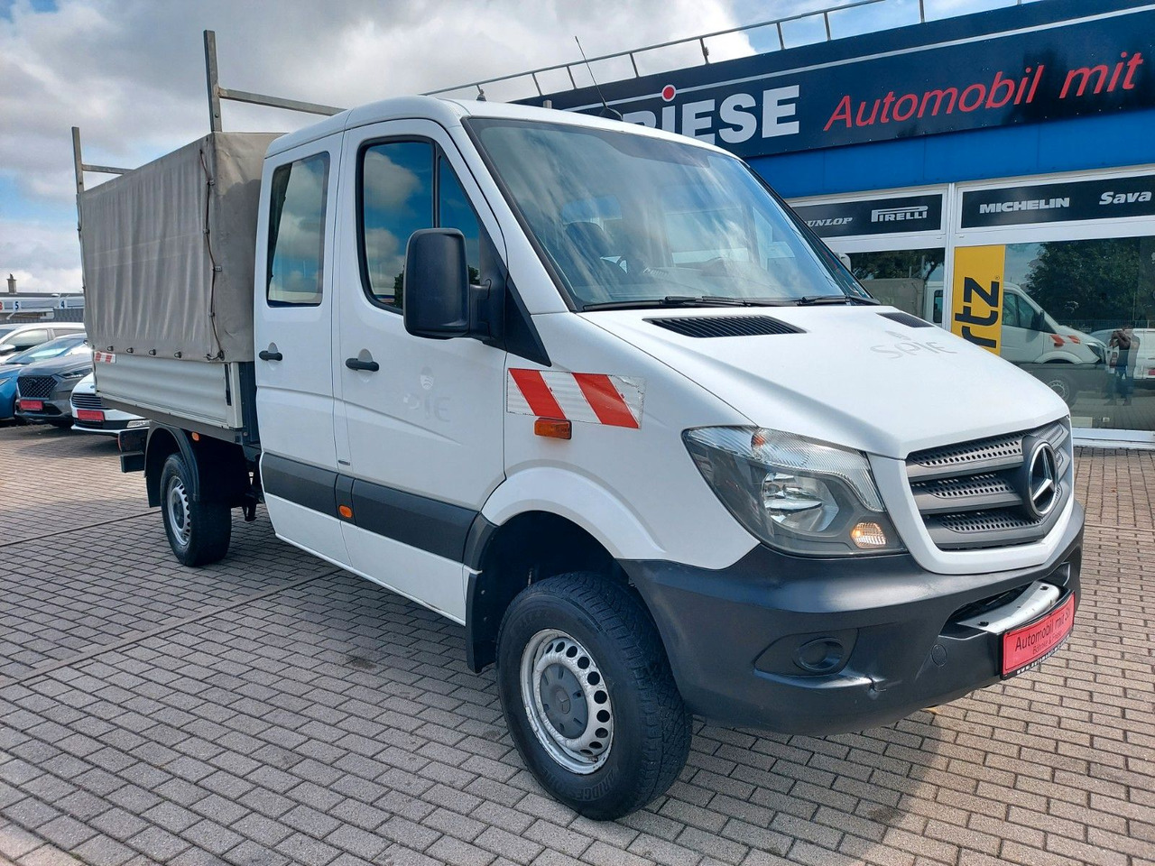 Mercedes-Benz Sprinter II Pritsche DoKa 316 4X4 Klima Standhei - Комбе со церада, Комби со двојна кабина: слика 1 Mercedes-Benz Sprinter II Pritsche DoKa 316 4X4 Klima Standhei - Комбе со церада, Комби со двојна кабина: слика 1