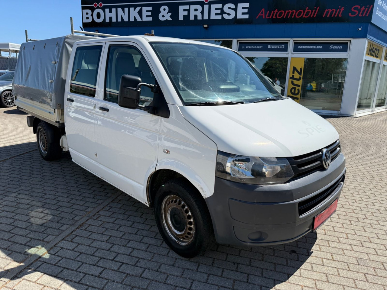 Volkswagen T5 Transporter Pritsche DoKA 4Motion 4x4 Klima - Комбе со церада, Комби со двојна кабина: слика 1 Volkswagen T5 Transporter Pritsche DoKA 4Motion 4x4 Klima - Комбе со церада, Комби со двојна кабина: слика 1