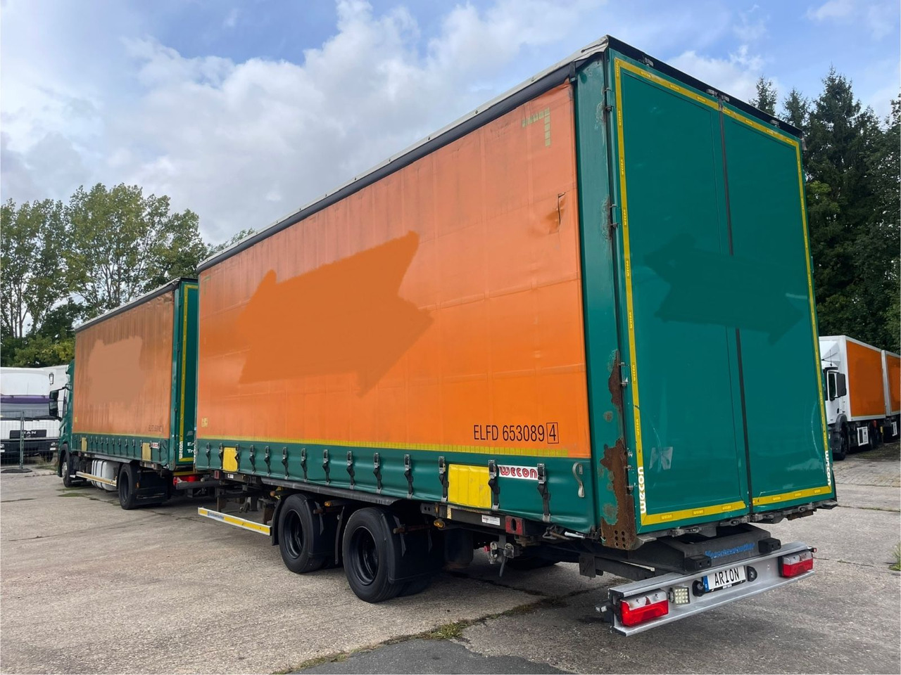 Scania G450 Pritsche+Plane + ANHÄNGER/KOTSCHENREUTHER - Камион со церада: слика 3 Scania G450 Pritsche+Plane + ANHÄNGER/KOTSCHENREUTHER - Камион со церада: слика 3