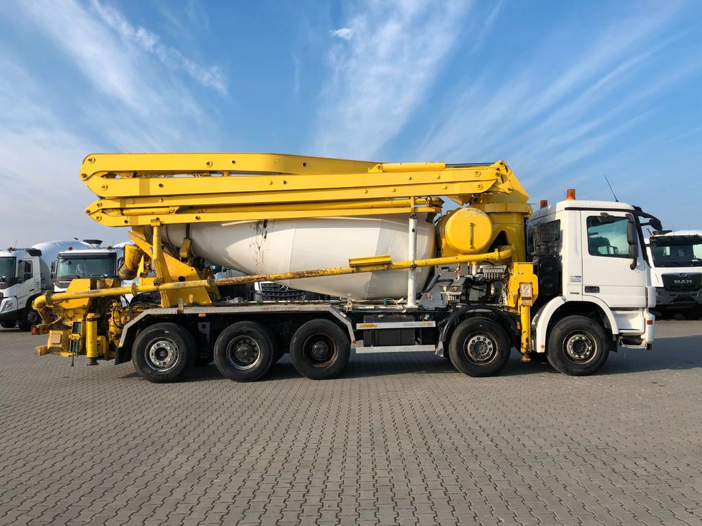 Mercedes-Benz 4148 SERMAC 33m 10 m3 MIXER - Камион со бетонска пумпа: слика 3 Mercedes-Benz 4148 SERMAC 33m 10 m3 MIXER - Камион со бетонска пумпа: слика 3