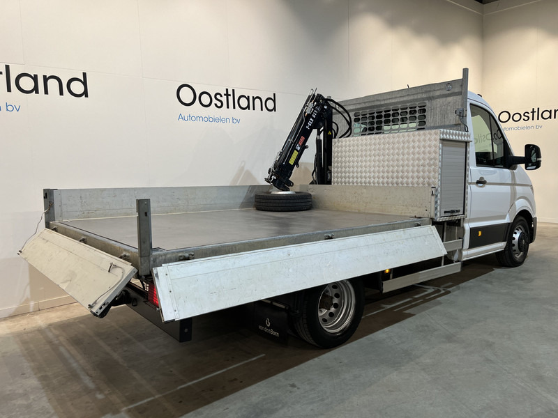 Комбе со отворен сандак, Камион со кран Volkswagen Crafter Crafter 50 TDI 180 PK Open Laadbak / Hiab Kraan / Euro 6 / Airco / Trekhaak 3500 KG / Cruise Control / CarPlay / 51.000 KM !! C-Rijbewijs !!: слика 5