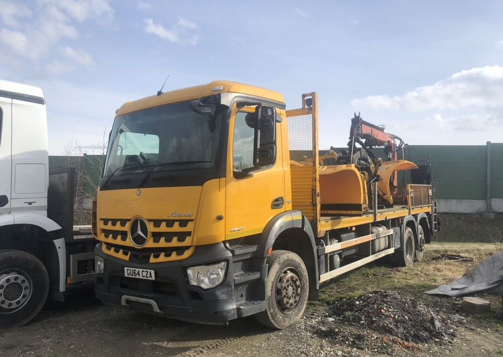 Mercedes-Benz Arocs 2527 6x2 HDS atlas 105.2-2AL skrzynia - Камион со платформа: слика 1 Mercedes-Benz Arocs 2527 6x2 HDS atlas 105.2-2AL skrzynia - Камион со платформа: слика 1