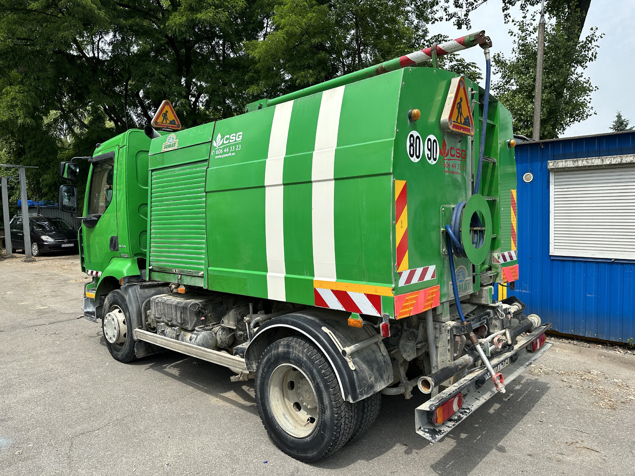 Renault Midlum Semat streetwasher water truck Laveuse 4500l schemmfahrzeug - Возило за метење: слика 2 Renault Midlum Semat streetwasher water truck Laveuse 4500l schemmfahrzeug - Возило за метење: слика 2