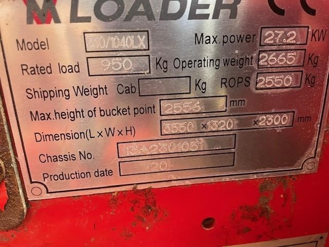 VM Loader 1040 XL - Земјоделски натоварувач: слика 2 VM Loader 1040 XL - Земјоделски натоварувач: слика 2