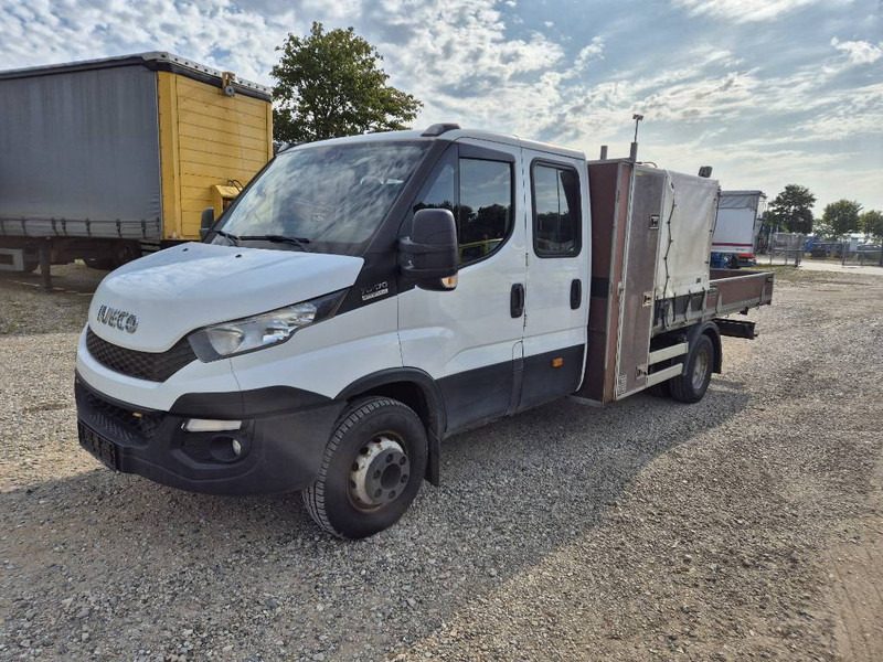 Iveco Daily 70c17 // med lad og presenning - Камион со платформа: слика 1 Iveco Daily 70c17 // med lad og presenning - Камион со платформа: слика 1