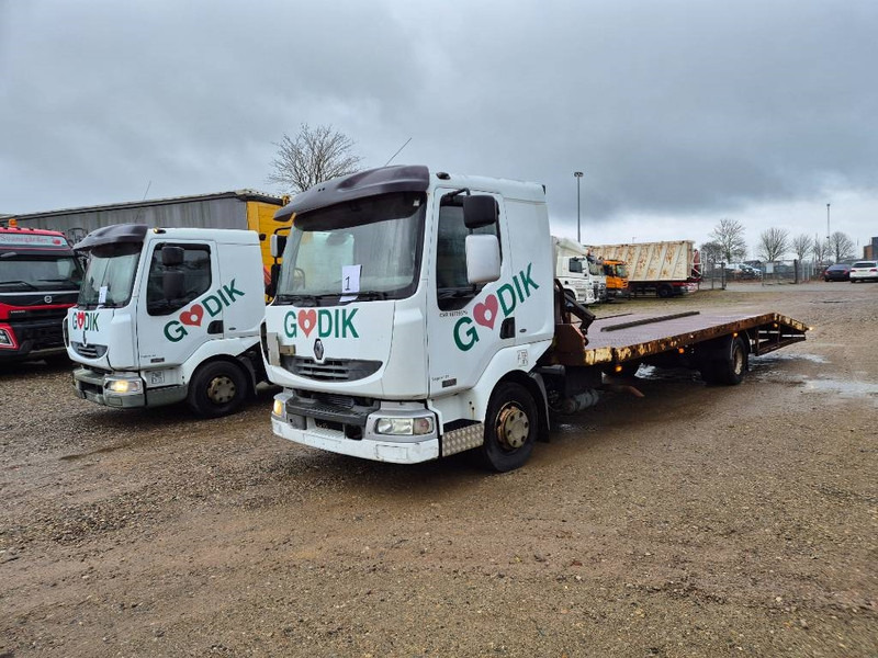 Renault 220 Machine/auto Transport and crane(2 stk) - Автотранспортен камион: слика 2 Renault 220 Machine/auto Transport and crane(2 stk) - Автотранспортен камион: слика 2