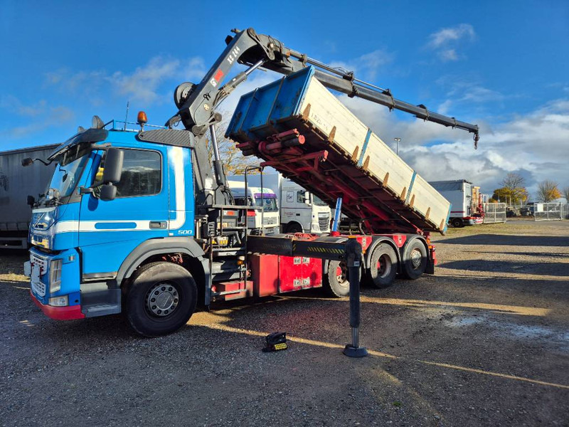 Volvo FM 500 8x4/4 // HIAB 244 EP-5 HIPRO // 3 way tip - Камион со кран: слика 1 Volvo FM 500 8x4/4 // HIAB 244 EP-5 HIPRO // 3 way tip - Камион со кран: слика 1